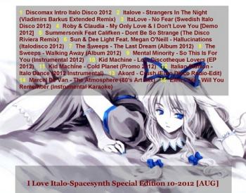 VA - I Love Italo Spacesynth Special Edition 10